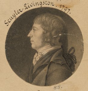 Peter Schuyler Livingston by Charles Balthazar Julien Févret de Saint-Mémin