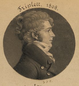 Possibly Danile Triplett or J. N. Luckett by Charles Balthazar Julien Févret de Saint-Mémin