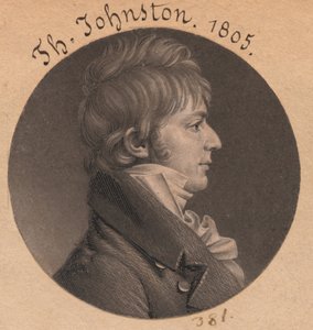Possibly George Way by Charles Balthazar Julien Févret de Saint-Mémin