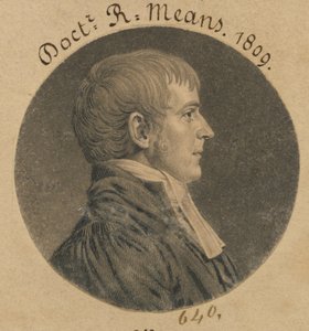 Robert Means by Charles Balthazar Julien Févret de Saint-Mémin