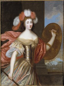Portrait of Olympia Mancini, Comtess of Soissons as Athena
