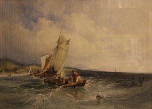 Wicklow Bay, c.1840 by Charles Bentley