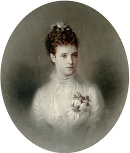Portrait of Empress Maria Fyodorovna of Russia by Charles Bergamasco