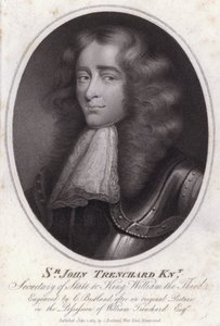 Sir John Trenchard, English politician and Secretary of State for the Northern Department under King William III by Charles Bestland