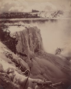 Frozen Falls by Charles Bierstadt