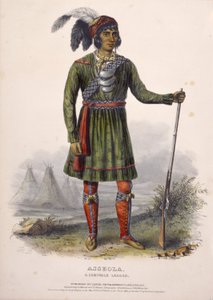 ASSEOLA, A Seminole Leader, from History of the Indian Tribes of North America