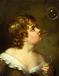Blowing Bubbles by Charles Bird King