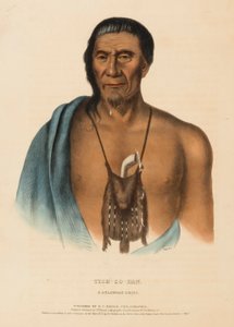 TISH-CO-HAN. A DELAWARE CHIEF, from History of the Indian Tribes of North America