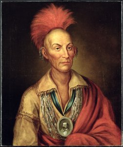 Portrait of Black Hawk (1767-1838) by Homer Henderson by Charles Bird after King