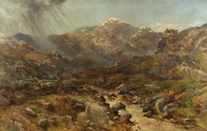 The Head of Nant Francon, Capel Curig, North Wales by Charles Branwhite