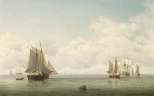 Fishing Boats in a Calm Sea, c.1745-59