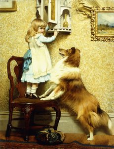 Little Girl and her Sheltie