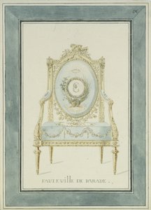 Throne Design for the Catherine Palace in Tsarskoye Selo by Charles Cameron