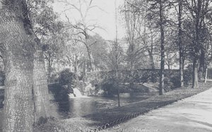 Bordeaux: Jardin-Public, the Rustic Bridge by Charles Chambon