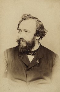Portrait of Adolphe Sax, ca 1860 by Charles Clarkington