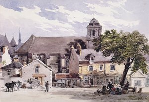 The Post House at Amboise by Charles Claude Pyne