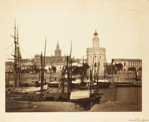 Cathedral, Torre del Oro and Guadalquivir River, Seville