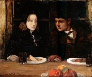 The Farewell Supper, Toilers of the Sea by Charles Cottet