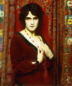 The Cornelian Necklace (Portrait of Miss R)