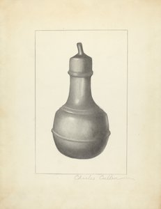 Pewter Nursing Bottle by Charles Cullen