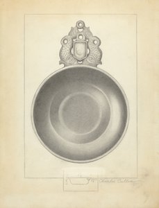 Pewter Porringer by Charles Cullen