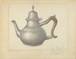 Pewter Teapot by Charles Cullen