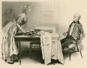 Dick Swiveller and the Marchioness by Charles Dana Gibson