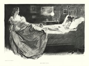 His First Love by Charles Dana Gibson