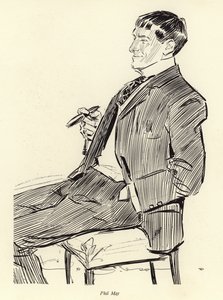 Portrait of Phil May by Charles Dana Gibson