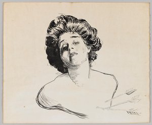Portrait of a Girl by Charles Dana Gibson