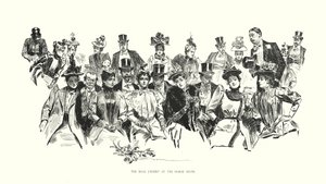 The Real Exhibit at the Horse Show by Charles Dana Gibson