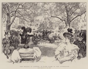 The Season in London, in Hyde Park in the Afternoon