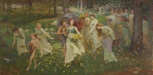 The Progress of Spring by Charles Daniel Ward