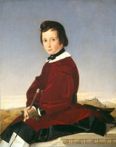 Portrait of a Young Horsewoman by Charles David