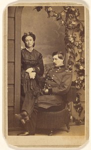 General George Brinton McClellan and His Wife by Charles DeForest Fredricks