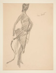 Costume Drawing: Devil as Lady by Charles Demuth