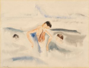 Three Figures in Water
