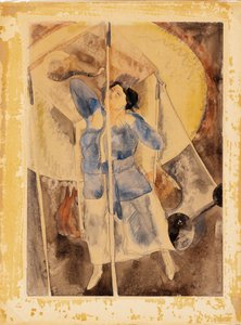 Woman Punching Bag by Charles Demuth