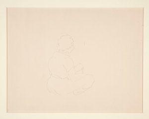 Woman Seated on Beach, probably in Provincetown