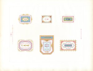 Collection of Business Labels by Charles Derriey
