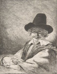 Portrait of Seated Man in Hat, 1782 by Charles Echard