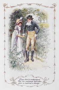 Gave him to understand that her sentiments had undergone so material a change..., illustration from 