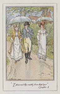 Illustration for Emma by Jane Austen by Charles Edmund Brock