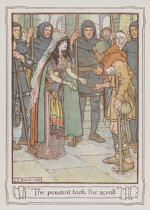 Illustration for Ivanhoe by Sir Walter Scott by Charles Edmund Brock