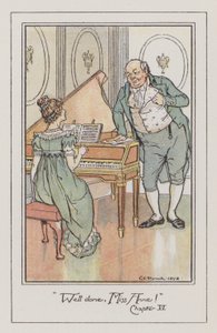 Illustration for Persuasion by Charles Edmund Brock