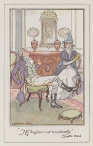 Illustration for Sense and Sensibility by Jane Austen by Charles Edmund Brock