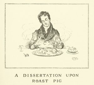 Illustration for The Essays of Elia by Charles Lamb by Charles Edmund Brock