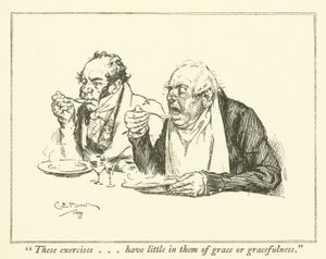 Illustration for The Essays of Elia by Charles Lamb by Charles Edmund Brock