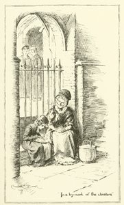 Illustration for The Essays of Elia by Charles Lamb by Charles Edmund Brock
