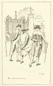 Illustration for The Essays of Elia by Charles Lamb by Charles Edmund Brock